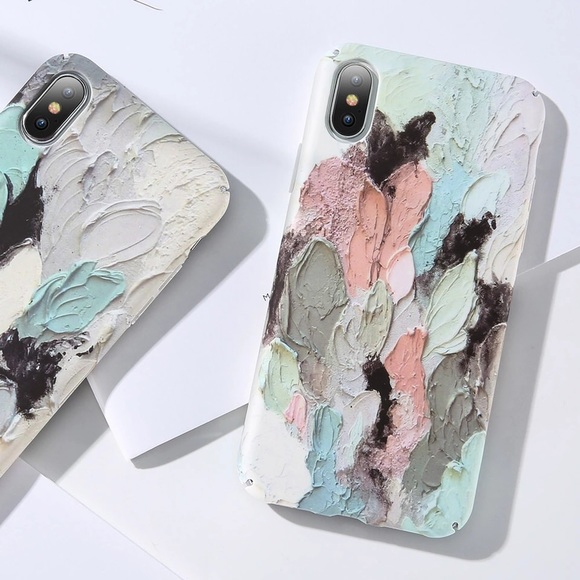 Dye Luminous Phone Case Hard Cover For iPhone X ✨ - Picture 3 of 8